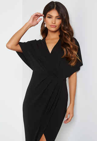 Wrap Slit Maxi Dress