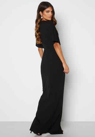 Wrap Slit Maxi Dress
