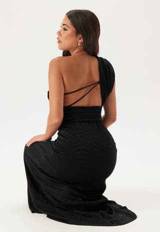 Sparkling One shoulder Soft Maxi Dress