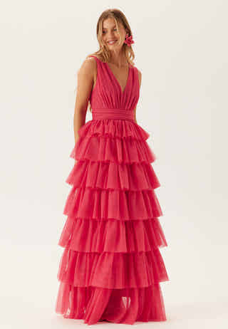 Tulle Frill Gown