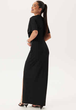 Wrap Slit Maxi Dress