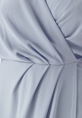 Wrap Slit Maxi Dress