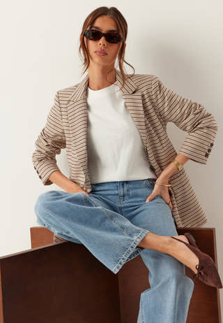 Oversized L/S blazer