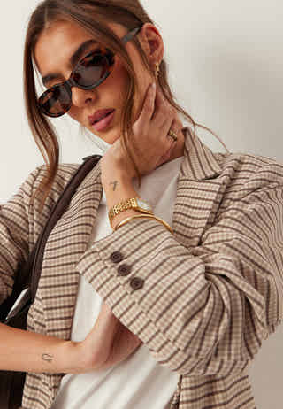 Oversized L/S blazer