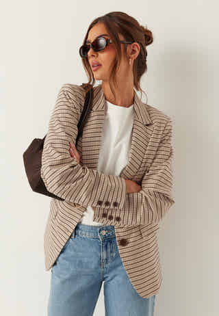 Oversized L/S blazer