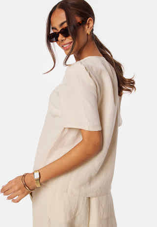 Linen Blend Blouse