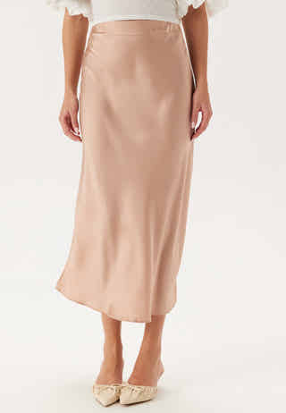 Satin Midi Skirt