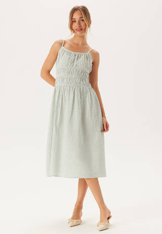 Seersucker Smock Dress