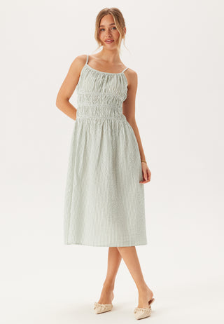 Seersucker Smock Dress