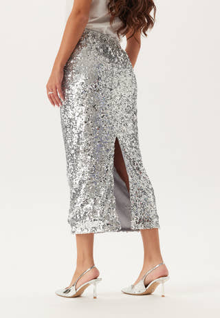 Sequin Midi Skirt