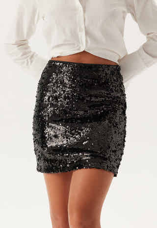 Sequin Short Skirt