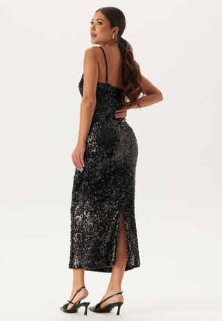 Sequin Strap Dress