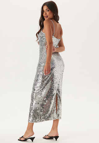 Sequin Strap Dress