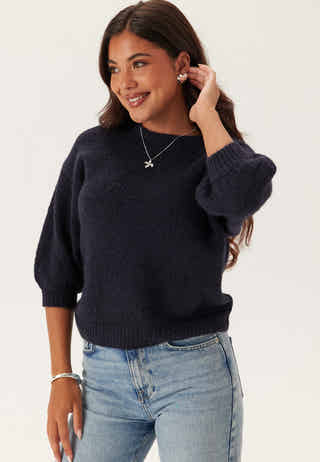 Short Sleeve Knitted Sweater