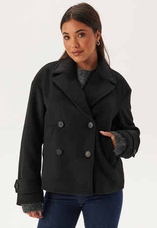 Short Wool Blend Jacket