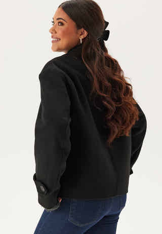 Short Wool Blend Jacket