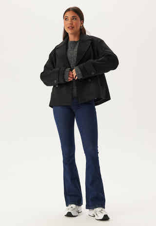 Short Wool Blend Jacket