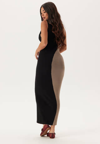 Sleeveless Color Block Dress