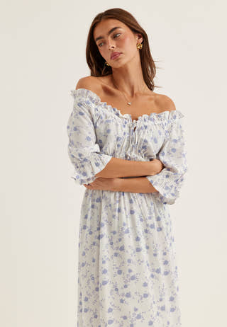 Smock Maxi Dress