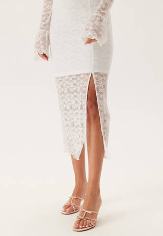 Square Neck Lace Dress