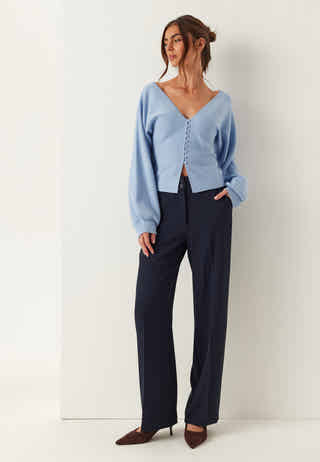 Straight Leg Trousers