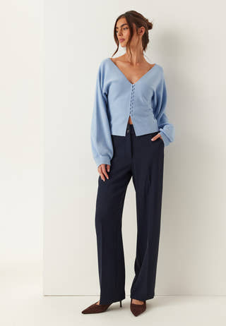 Straight Leg Trousers