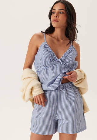 High Waist Striped Shorts