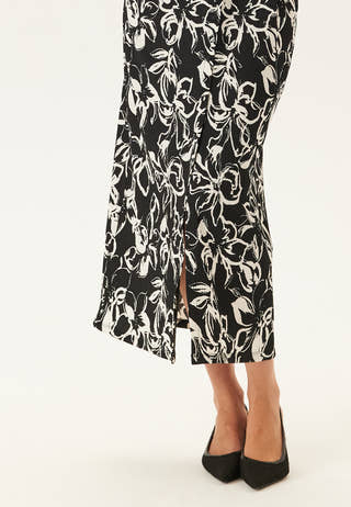 Structure Button Midi Dress