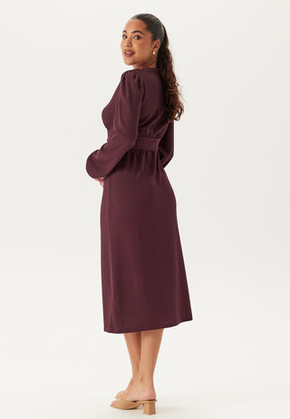 Structure Button Midi Dress