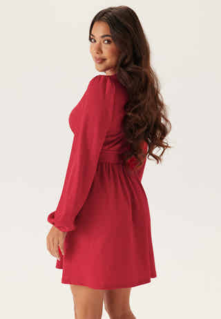 Structure Button Mini Dress