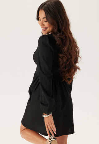 Structure Button Mini Dress