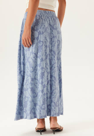 Structure Floral Maxi Skirt