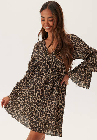 Structure Flounce Short Dress