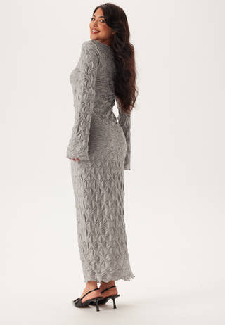 Structure Long Sleeve Midi Dress