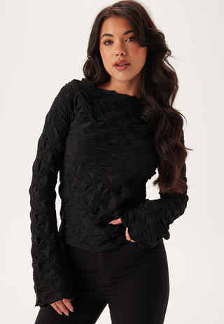 Structure Long Sleeve Top