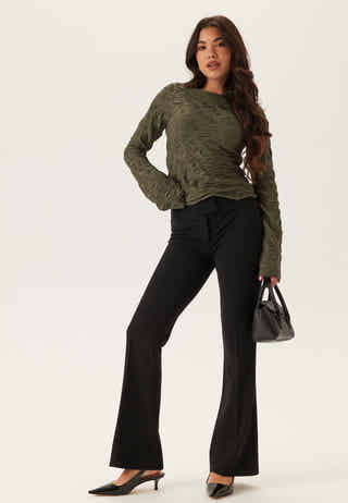 Structure Long Sleeve Top