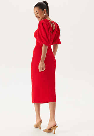 Structure Puff Sleeve Dress