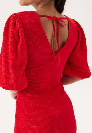 Structure Puff Sleeve Dress