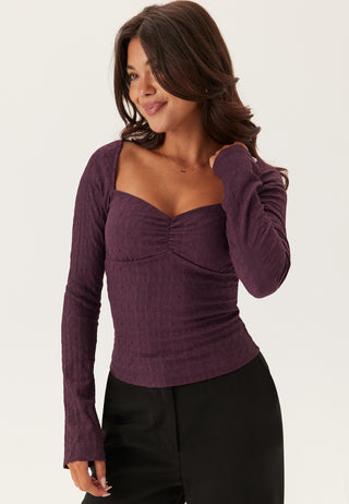 Structure Sweetheart Top