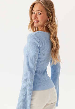 Structured V-Neck Top