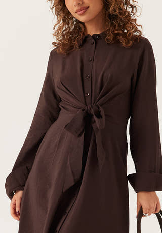 Tie Detail Shirt Dress