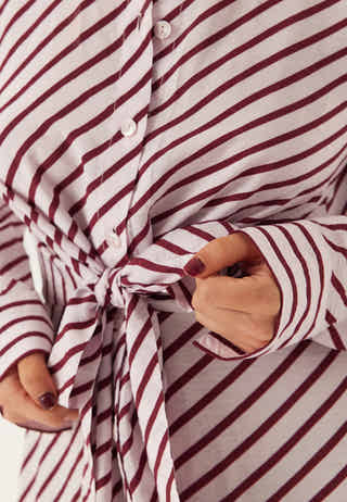 Tie Detail Shirt Dress