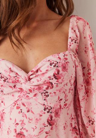 Twist Detail Maxi Dress
