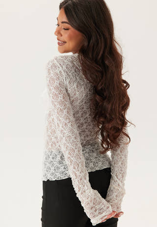 V-Neck Lace Top