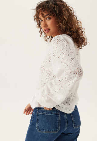 Volume Sleeve Button Blouse