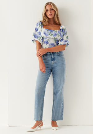 Volume Sleeve Top