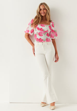Volume Sleeve Top
