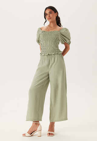 Wide Ankle Modal Trousers