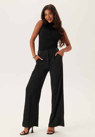 Wide Leg Adjustable Trousers