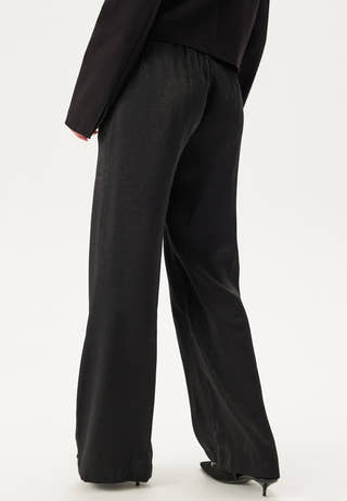 Wide Leg Shimmer Trousers